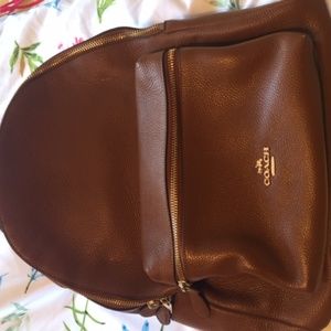Coach Backpack Brand New Camel Color
